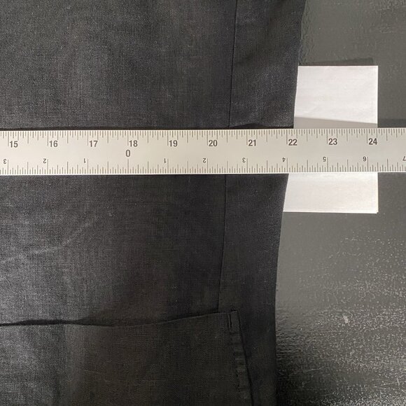 MUJI 100% Linen Blazer XL Surgeon Cuffs Unstructured Patch Pockets Lightweight - Picture 13 of 16